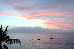 Sunset on Kaanapali Beach Maui Hawaii